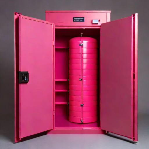 A firn-sealed grain locker, photographed against a plain background