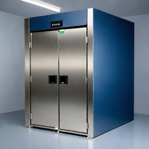 A firn-sealed grain locker, photographed against a plain background