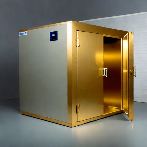 A firn-sealed grain locker, photographed against a plain background
