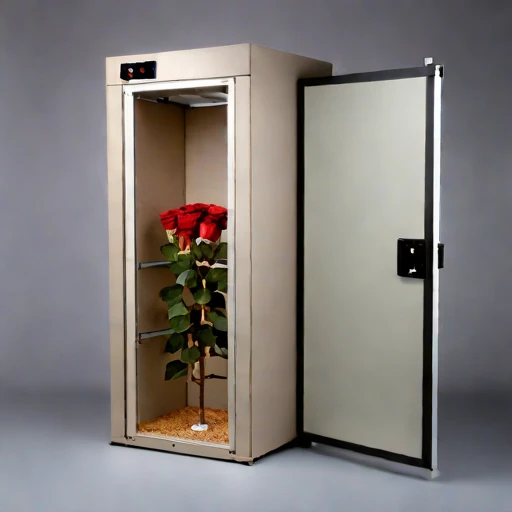 A firn-sealed grain locker, photographed against a plain background
