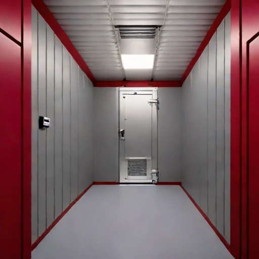 A firn-sealed grain locker, photographed against a plain background
