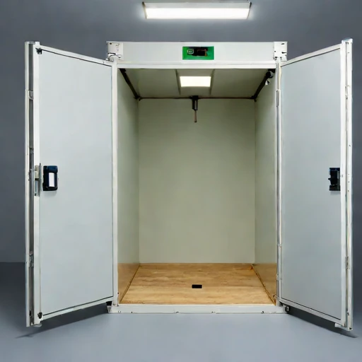 A firn-sealed grain locker, photographed against a plain background