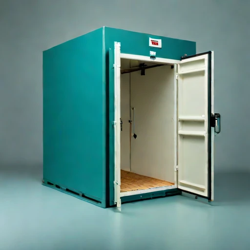 A firn-sealed grain locker, photographed against a plain background