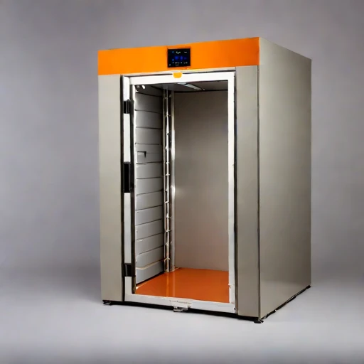 A firn-sealed grain locker, photographed against a plain background
