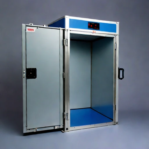 A firn-sealed grain locker, photographed against a plain background
