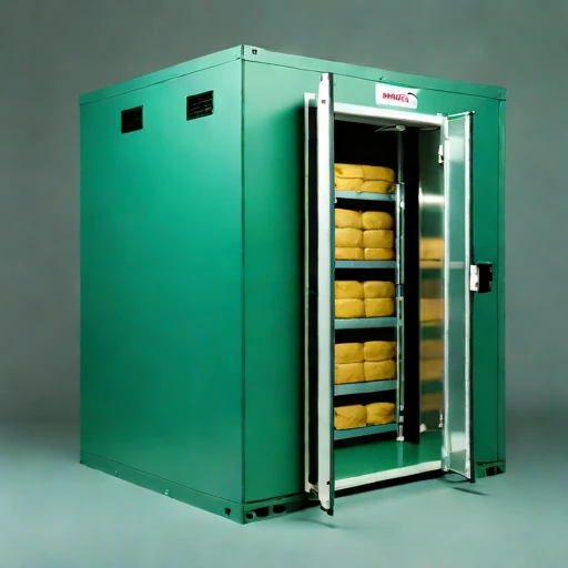 A firn-sealed grain locker, photographed against a plain background
