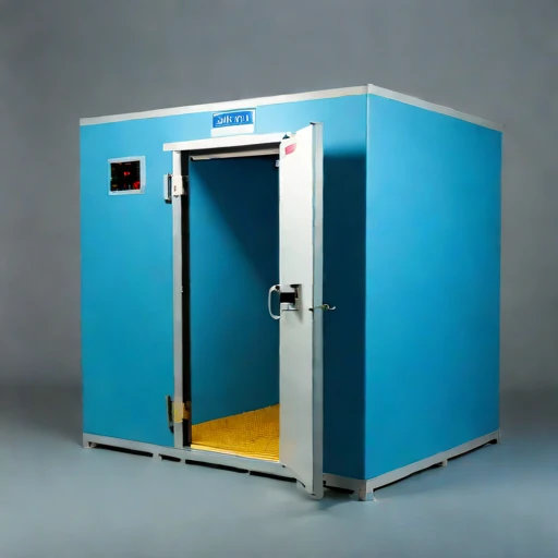 A firn-sealed grain locker, photographed against a plain background