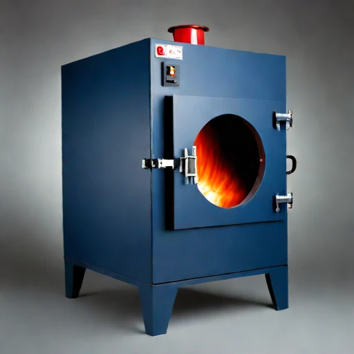 A flint-temper glost kiln, photographed against a plain background