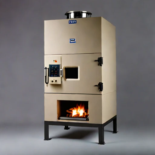 A flint-temper glost kiln, photographed against a plain background