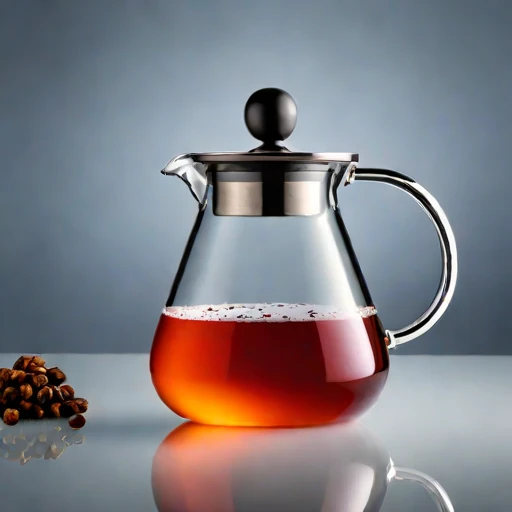 A graupel-chilled infusion carafe, photographed against a plain background
