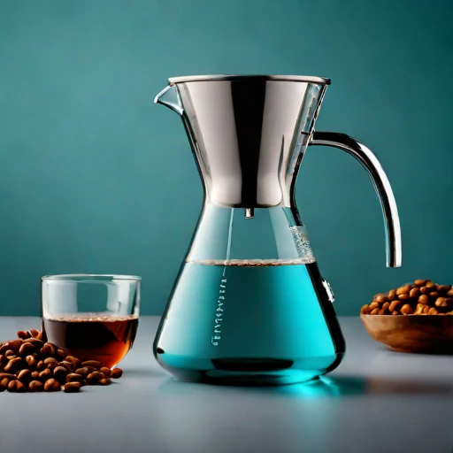 A graupel-chilled infusion carafe, photographed against a plain background