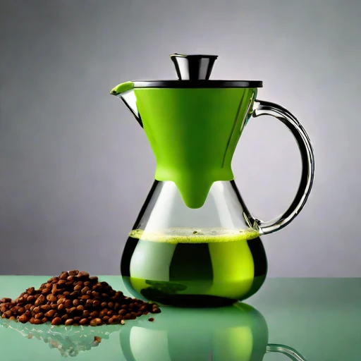 A graupel-chilled infusion carafe, photographed against a plain background