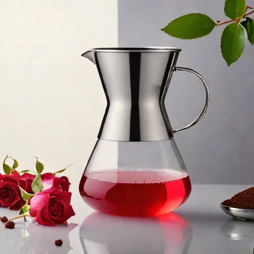 A graupel-chilled infusion carafe, photographed against a plain background