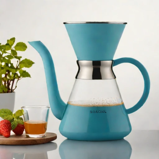 A graupel-chilled infusion carafe, photographed against a plain background