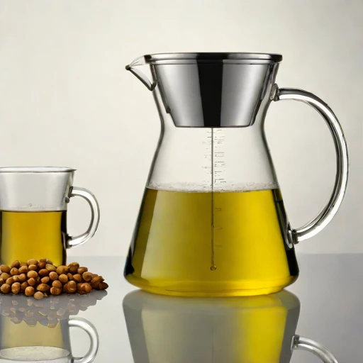 A graupel-chilled infusion carafe, photographed against a plain background