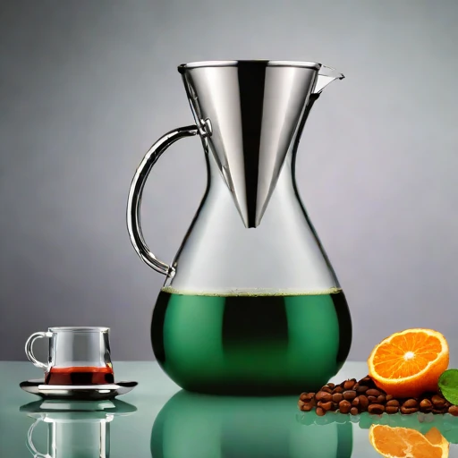 A graupel-chilled infusion carafe, photographed against a plain background