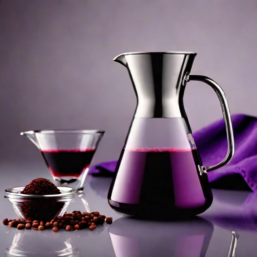 A graupel-chilled infusion carafe, photographed against a plain background