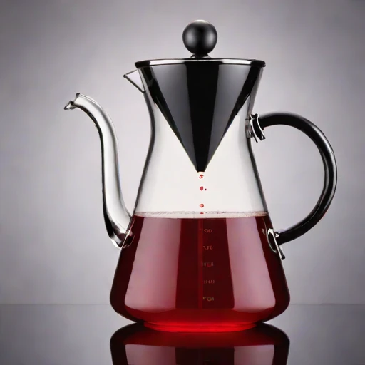 A graupel-chilled infusion carafe, photographed against a plain background