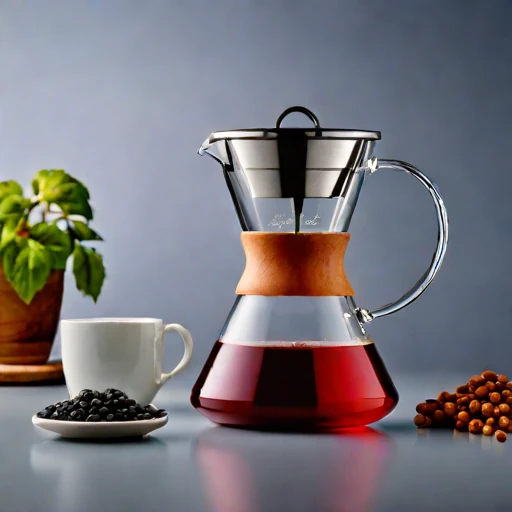 A graupel-chilled infusion carafe, photographed against a plain background