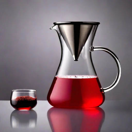 A graupel-chilled infusion carafe, photographed against a plain background