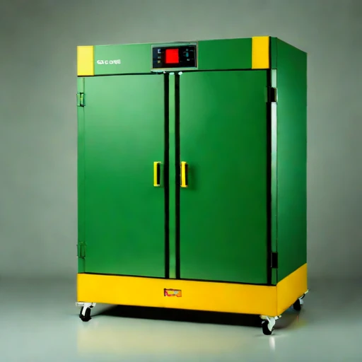 A gilgai-cycle test chamber, photographed against a plain background