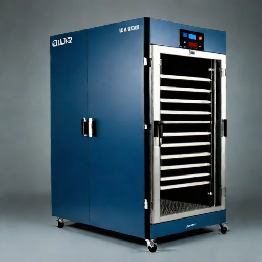 A gilgai-cycle test chamber, photographed against a plain background