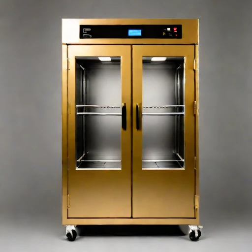A gilgai-cycle test chamber, photographed against a plain background