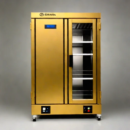 A gilgai-cycle test chamber, photographed against a plain background