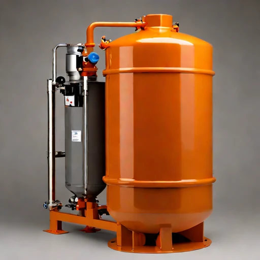 A gypcrete-pack hardness filter, photographed against a plain background