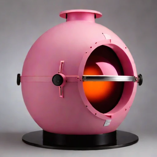 A gas-shielded fumarole station, photographed against a plain background