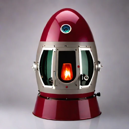 A gas-shielded fumarole station, photographed against a plain background