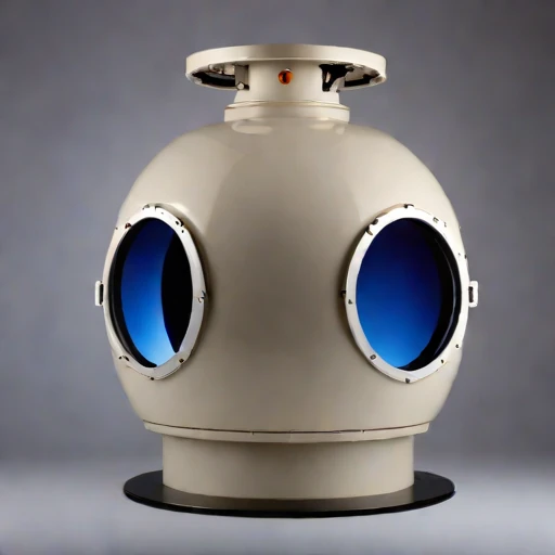 A gas-shielded fumarole station, photographed against a plain background