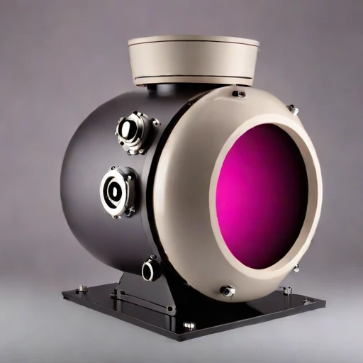 A gas-shielded fumarole station, photographed against a plain background