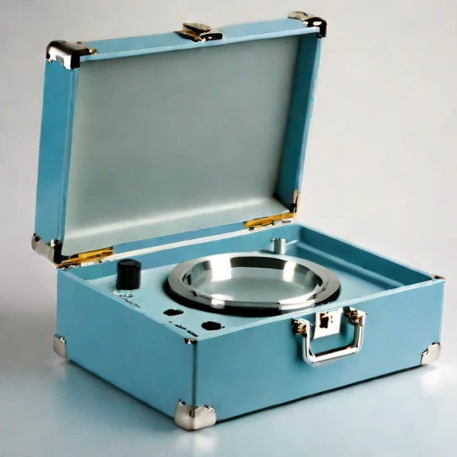 A graded tephra collector, photographed against a plain background