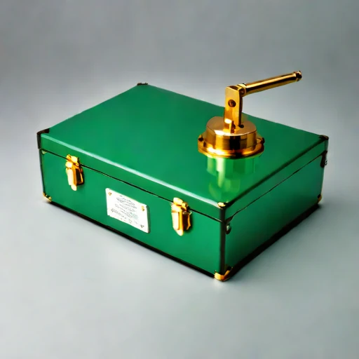 A graded tephra collector, photographed against a plain background