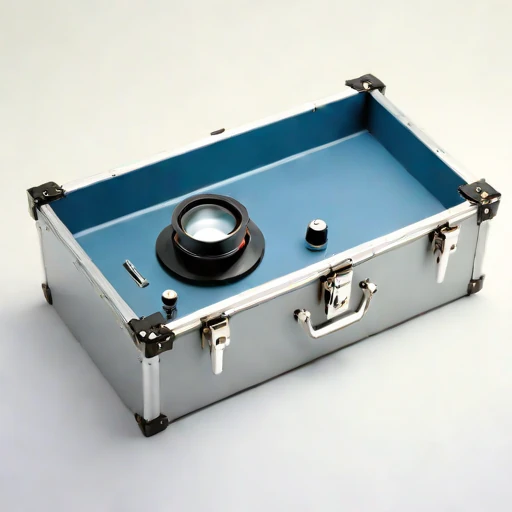 A graded tephra collector, photographed against a plain background