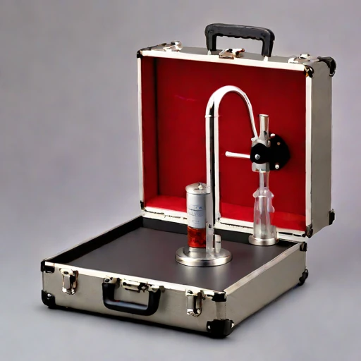 A graded tephra collector, photographed against a plain background