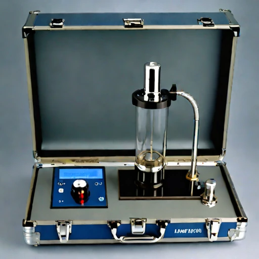 A graded tephra collector, photographed against a plain background