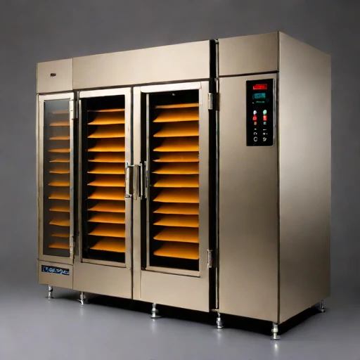 A glass-transition noodle dryer, photographed against a plain background