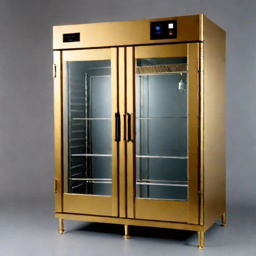 A glass-transition noodle dryer, photographed against a plain background