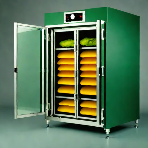 A glass-transition noodle dryer, photographed against a plain background