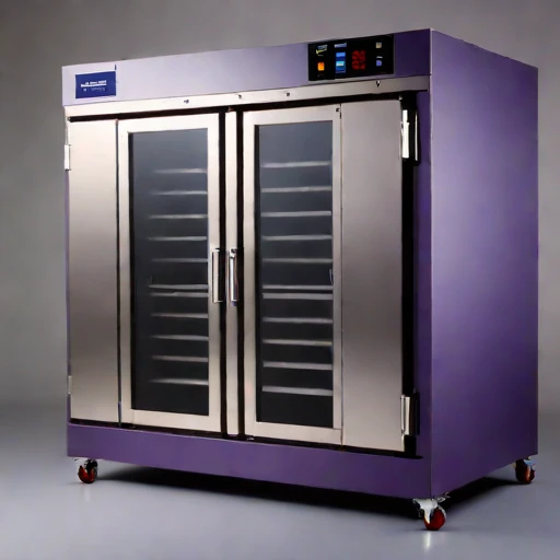 A glass-transition noodle dryer, photographed against a plain background