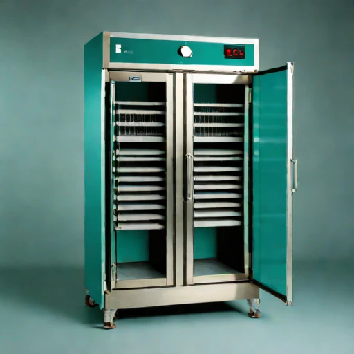 A glass-transition noodle dryer, photographed against a plain background