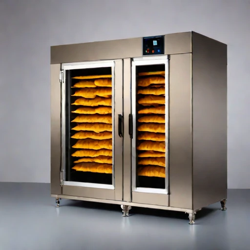 A glass-transition noodle dryer, photographed against a plain background