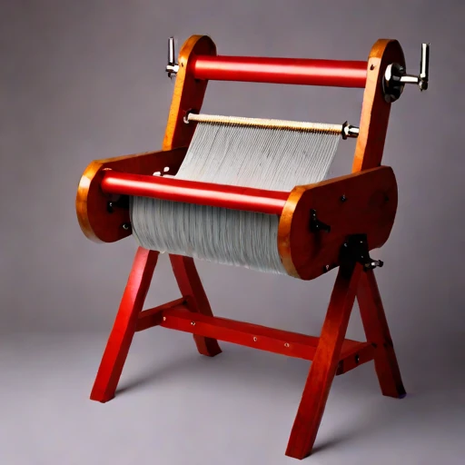 A graded-tephra polishing barrel, photographed against a plain background