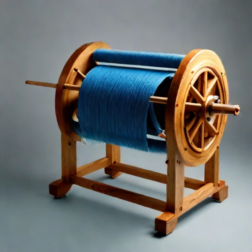A graded-tephra polishing barrel, photographed against a plain background