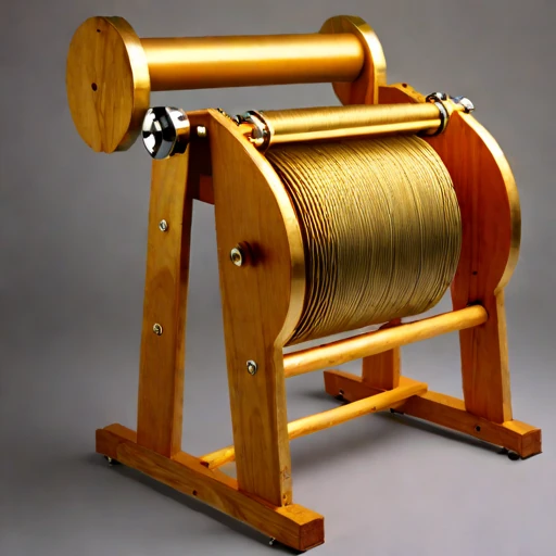 A graded-tephra polishing barrel, photographed against a plain background
