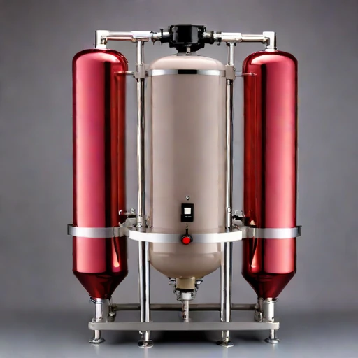 A graded-tephra slow filter, photographed against a plain background