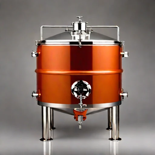 A halophile-culture brine tun, photographed against a plain background
