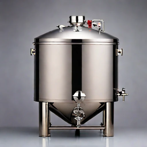 A halophile-culture brine tun, photographed against a plain background